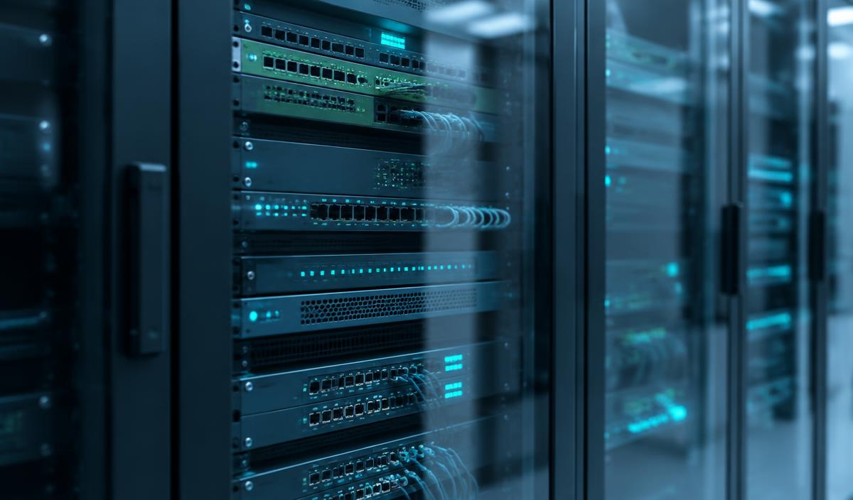 Video processing and distribution equipment in a technical rack